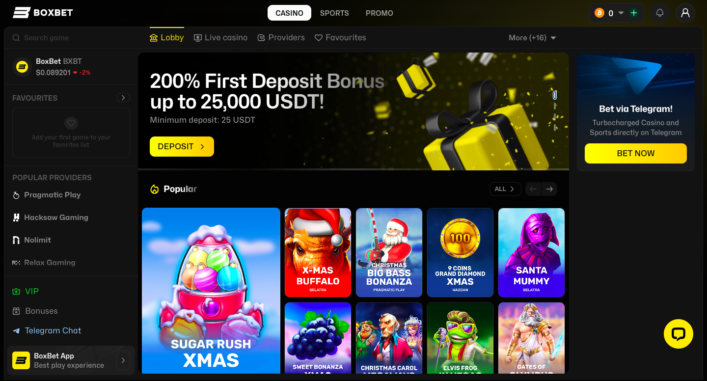 BoxBet.io Promo Code HP